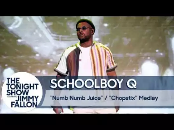 Schoolboy Q Debuts “chopstix” On The Tonight Show